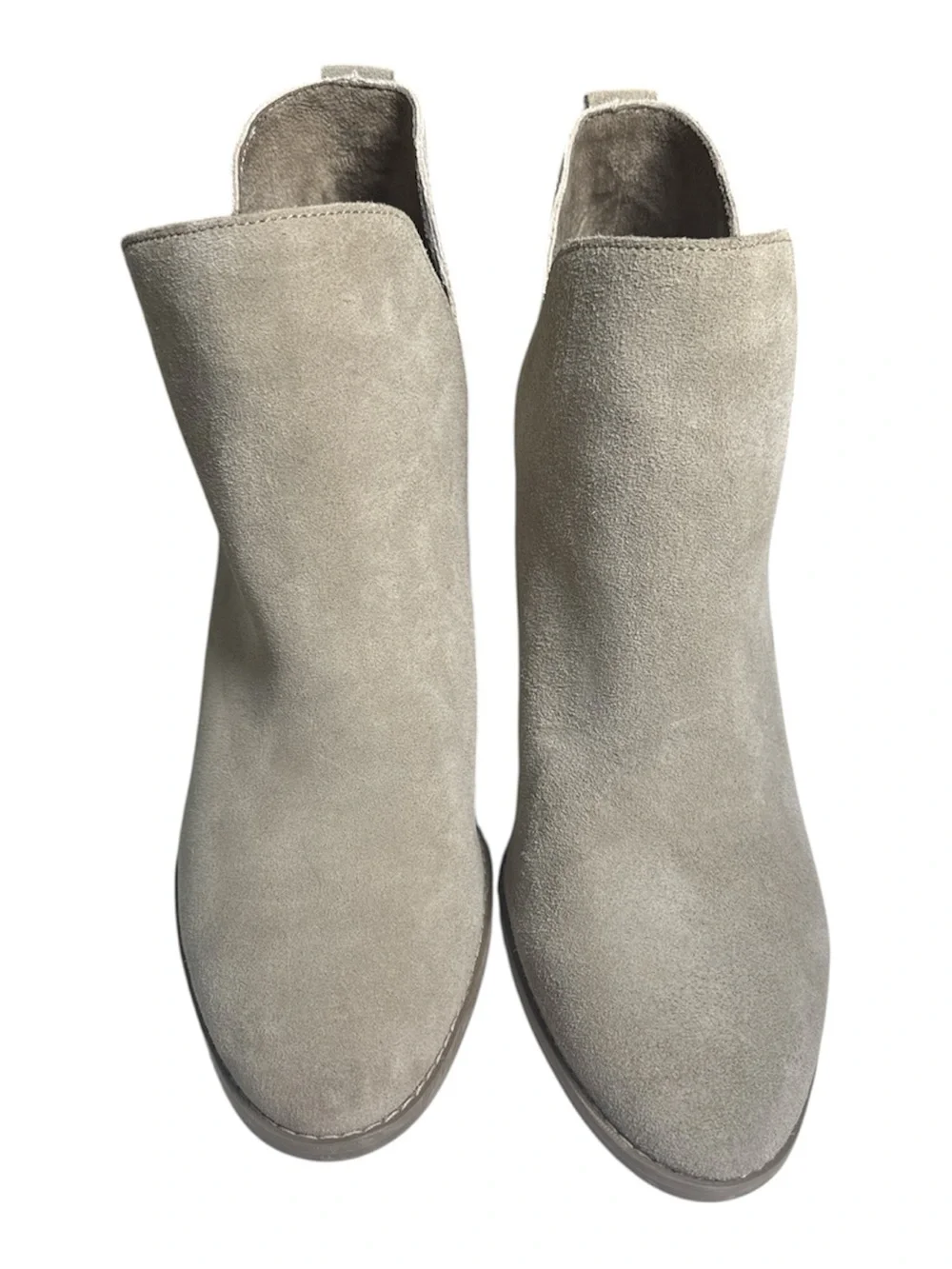 TOMS Eliza Suede Bootie - Dune Metallic Suede - Women’s 10 NWT